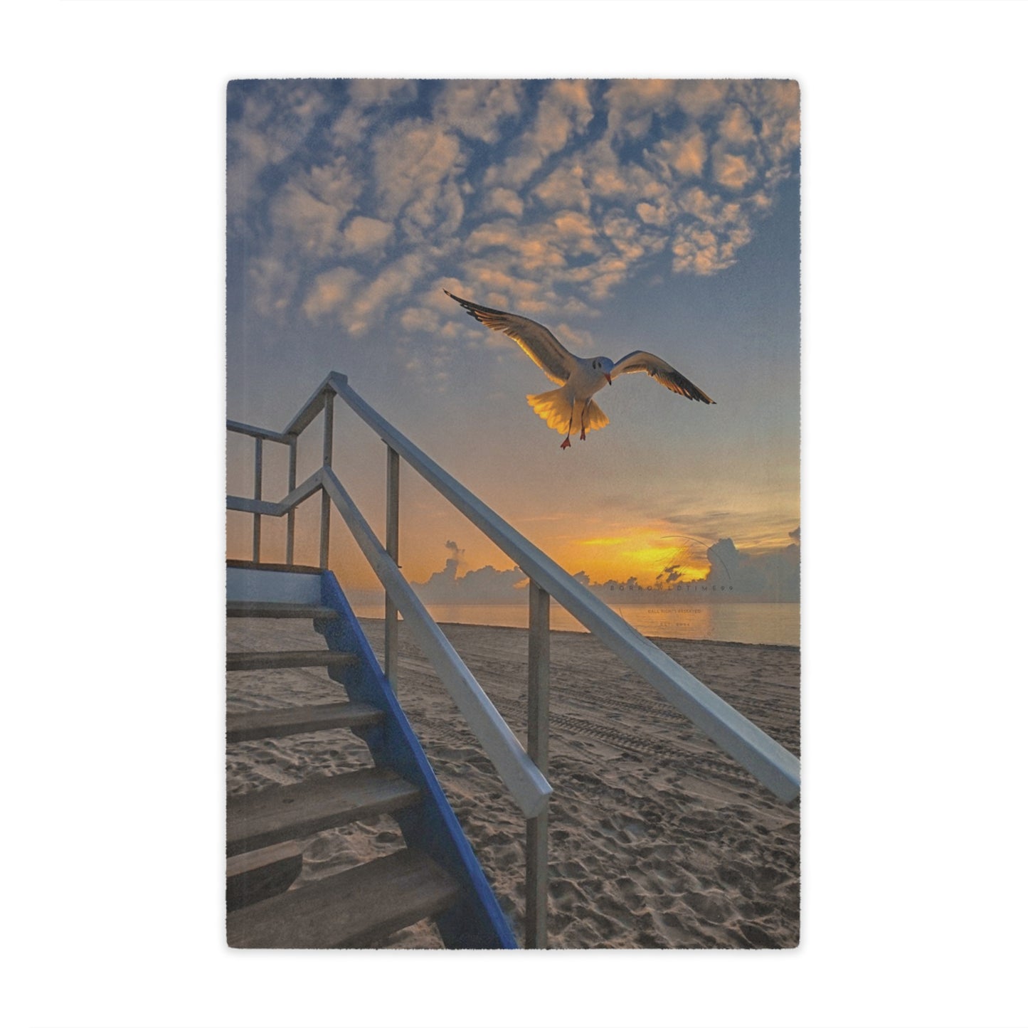 Sunrise Microfiber Blanket